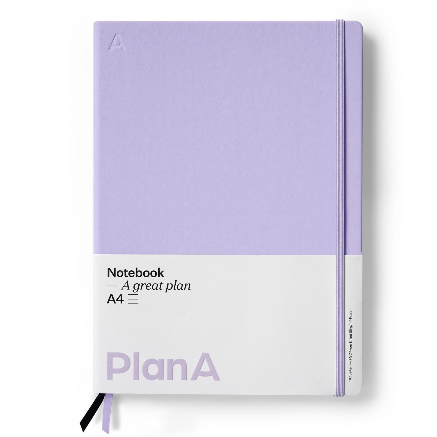 Notizbuch Notizbuch A4 Hardcover Liniert Mauve Purple