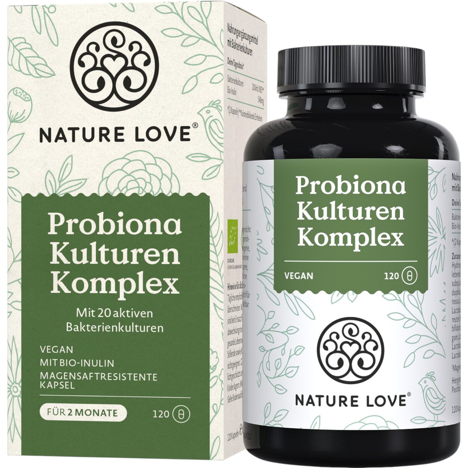 Nature Love Probiona Kulturen Komplex Kapseln (120 Stk) Kapseln