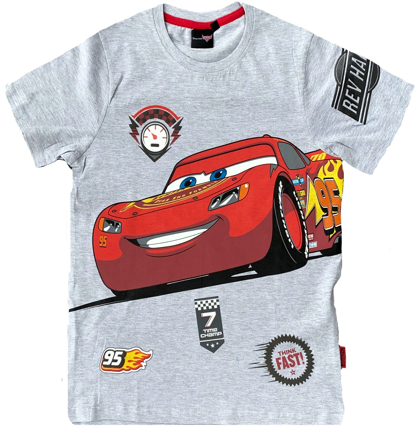 Print-Shirt CARS T-Shirt Jungen Shirt Sommershirts 4-10 Jahre
