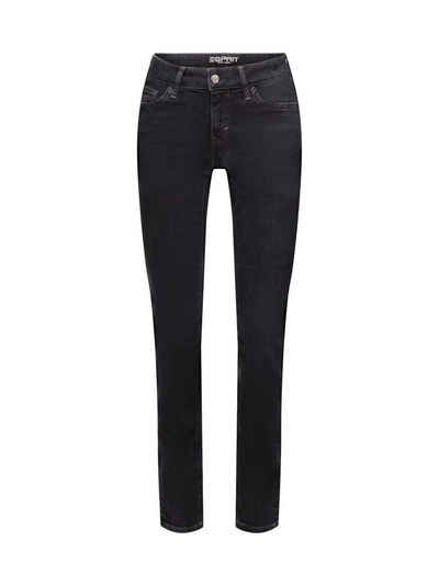 Esprit Straight-Jeans Schmale Jeans mit mittlerer Bundhöhe