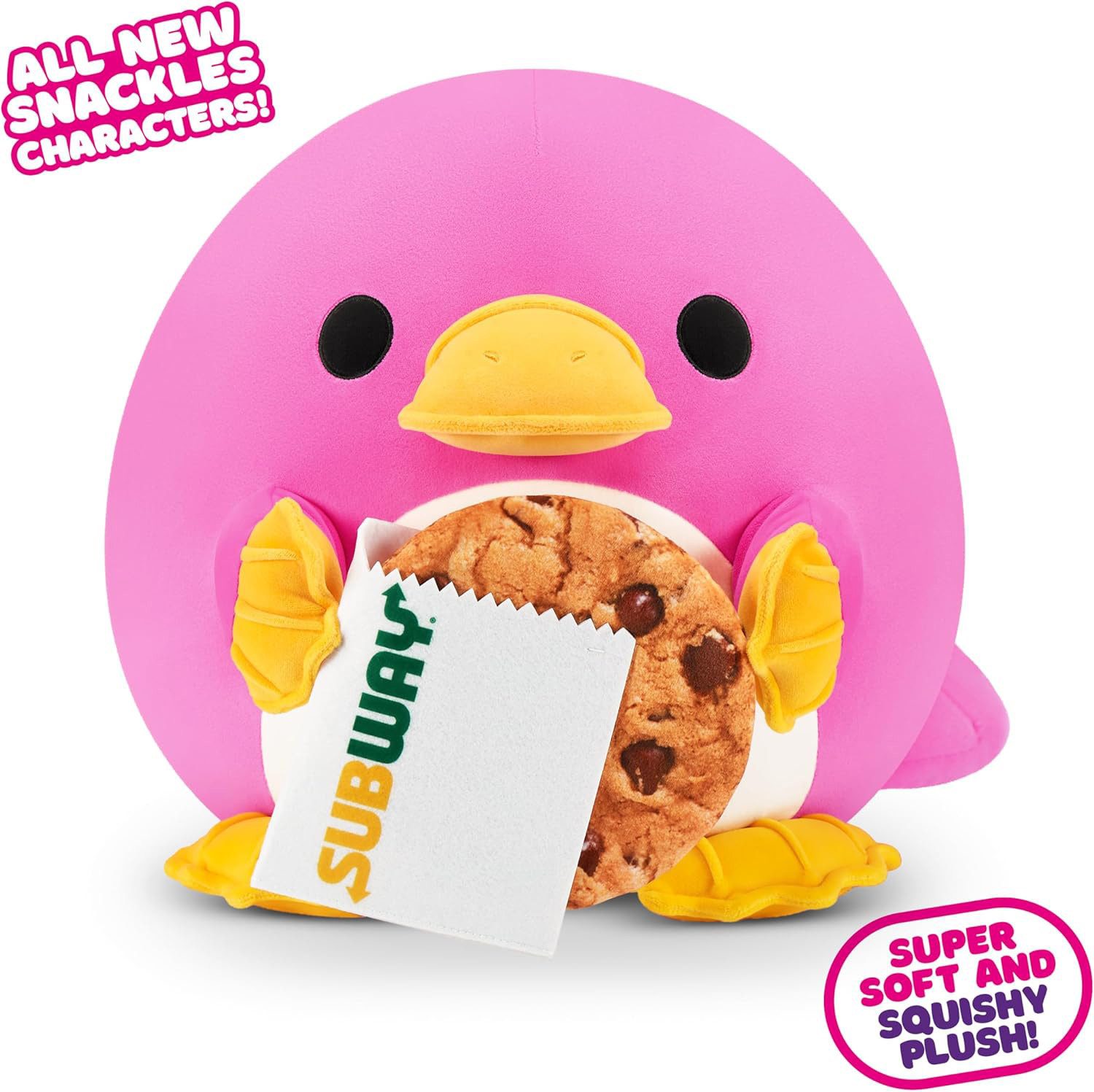 ZURU Plüschfigur ZURU 77573N - Snackles Schnabeltier (Subway Cookie) 35 cm günstig online kaufen