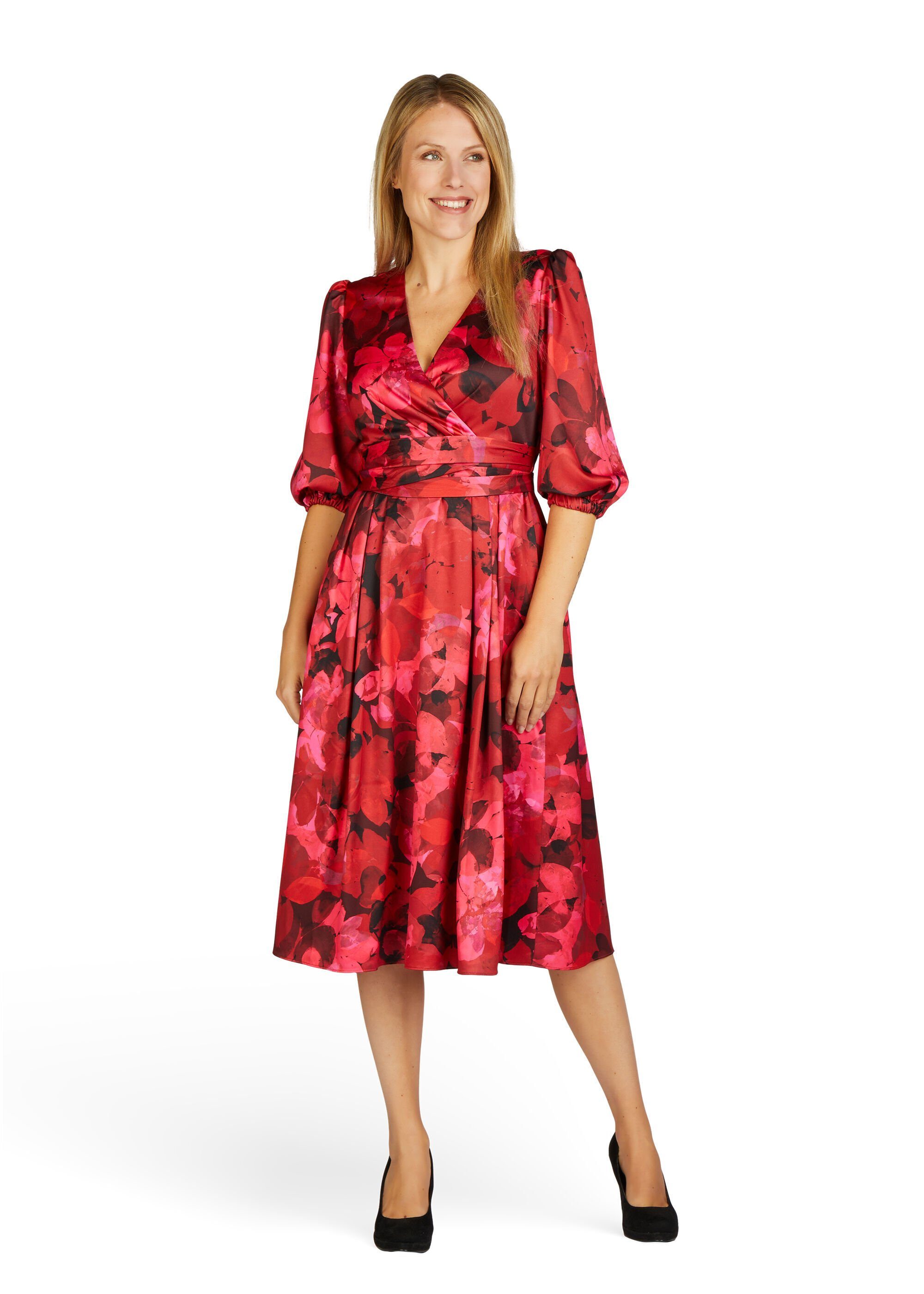 Kleo Abendkleid (1-tlg) Elegant schimmernder Satinstoff günstig online kaufen