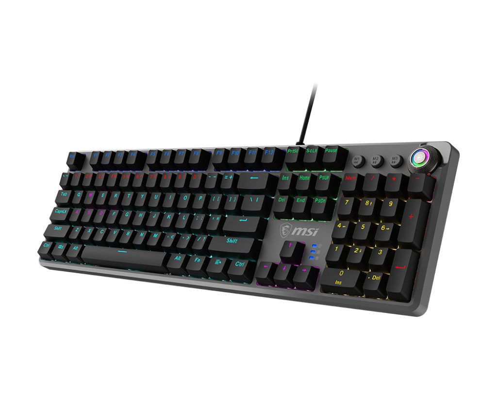 MSI FORGE GK-310 RED Gaming Keyboard, verkabelt Tastatur