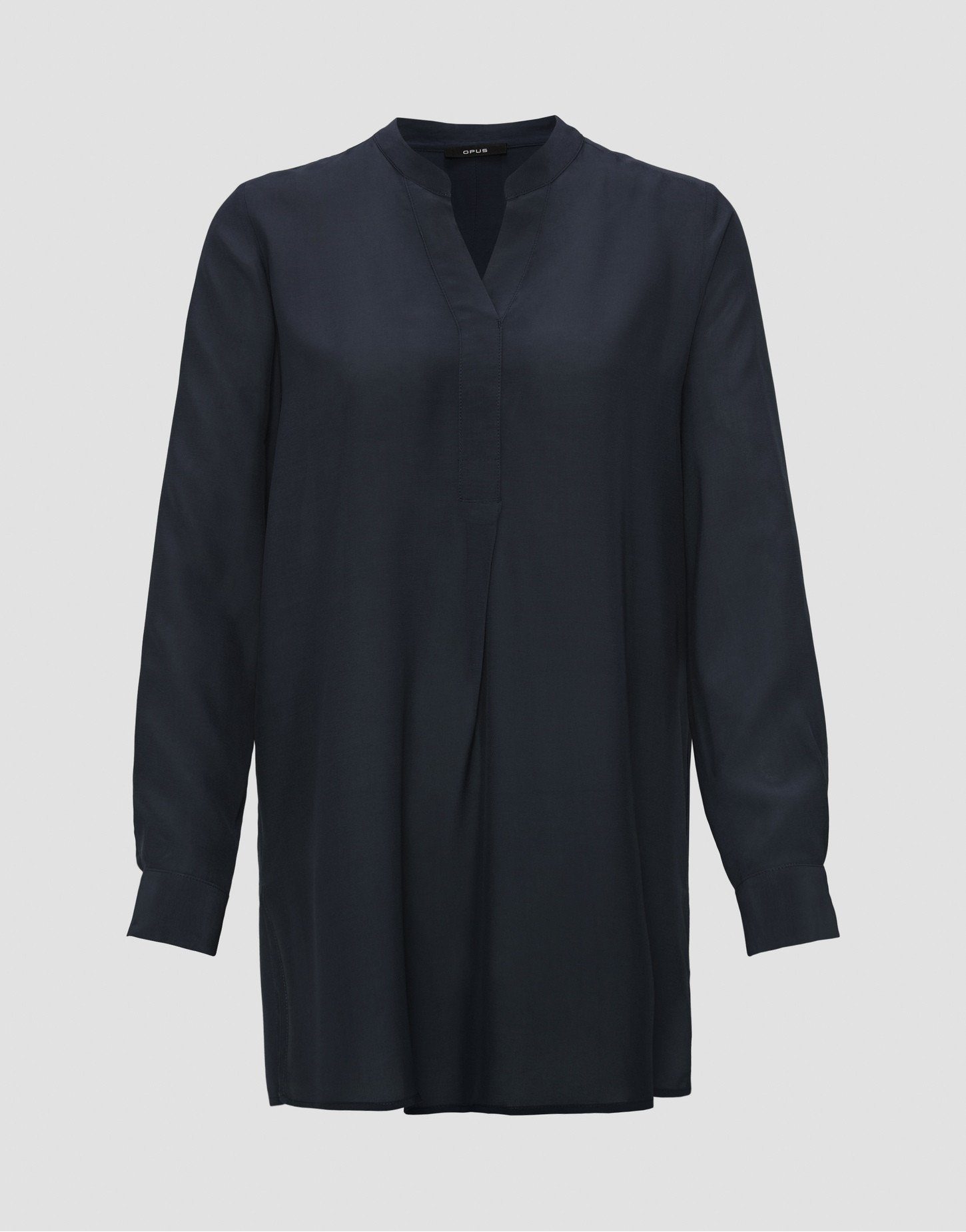 OPUS Blusenshirt Facura coal blue