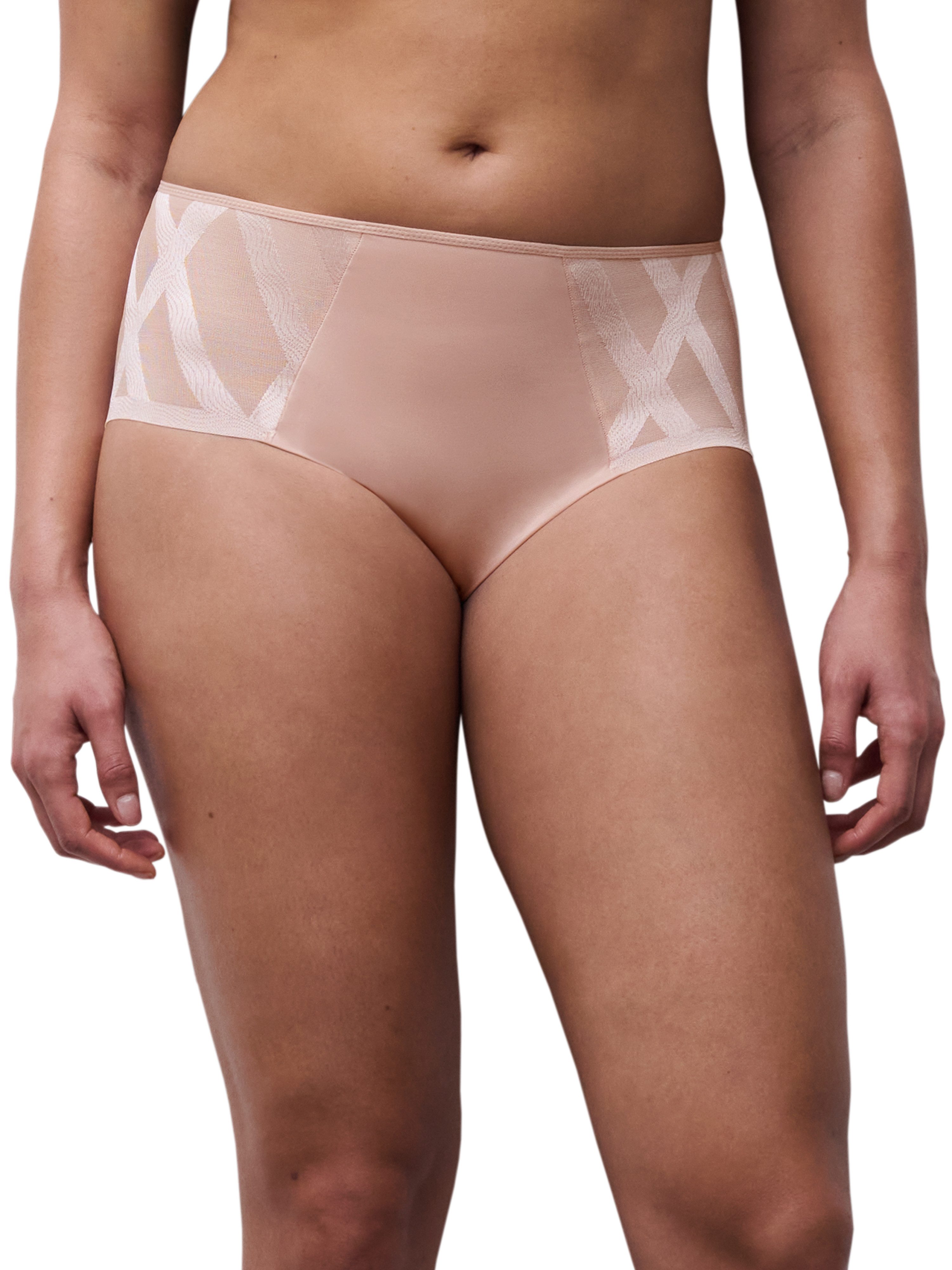 Chantelle Slip GLAZE grafisches Gewebe mit matten und schimmernden Kontrasten
