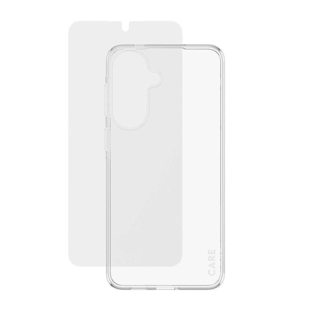 CARE by PanzerGlass Displayschutzglas 2-in-1 Bundle Screen Protector + Case für Samsung Galaxy A57, Displayschutzfolie, Schutzfolie, Bildschirmschutz, kratz- & stoßfest