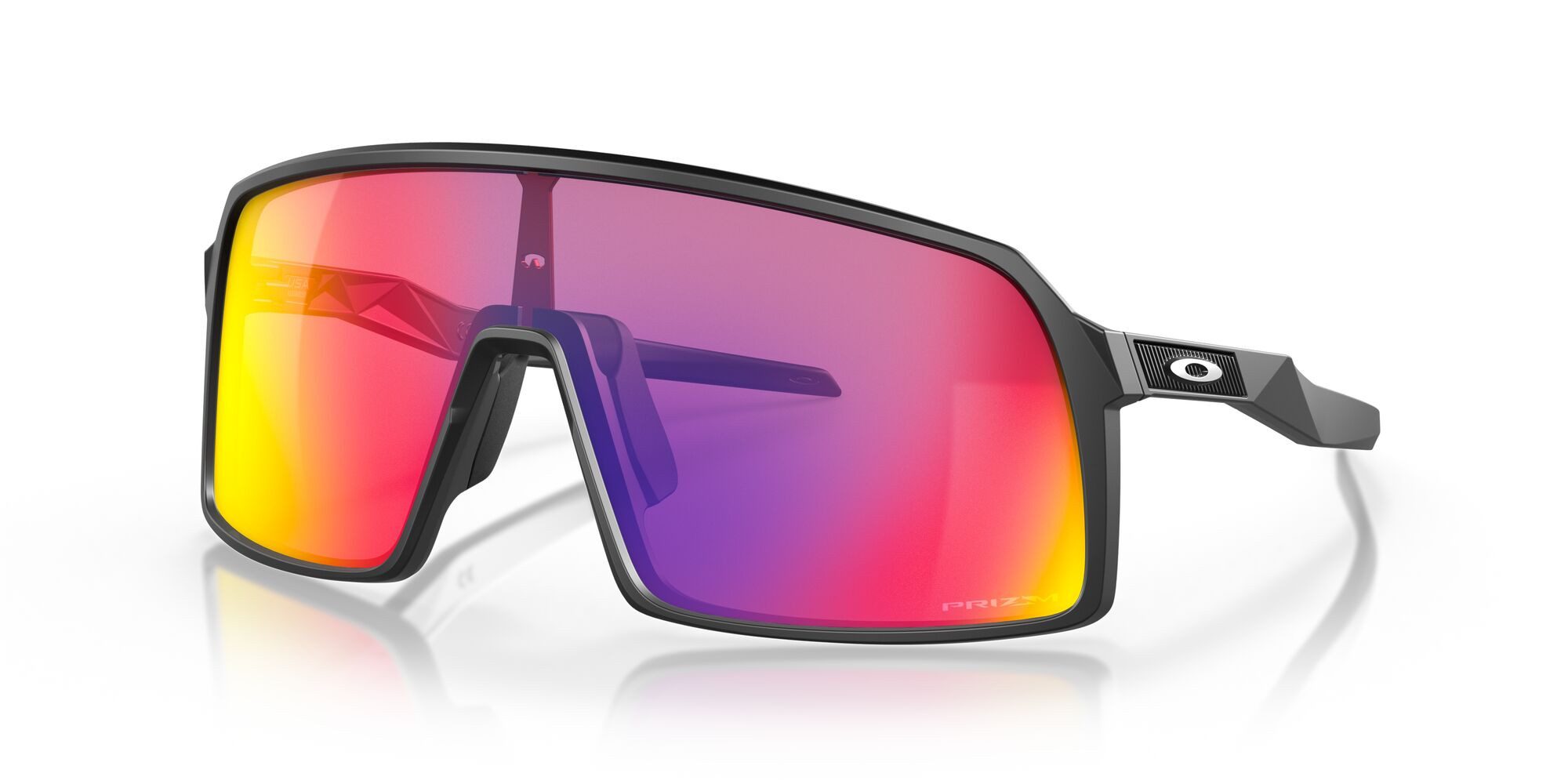 Oakley Sonnenbrille Sutro (Glasfarbe: Prizm road) schwarz matt - 1 Brille mit