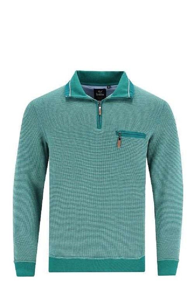 Pfauenaugeoptik 26222 Grün Sweatshirt in Hajo