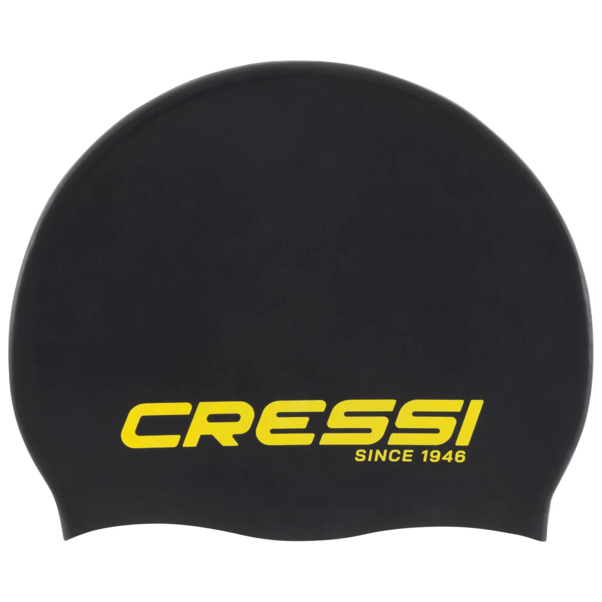 Cressi Badekappe Eddie Schwimmkappe - Black/Yellow