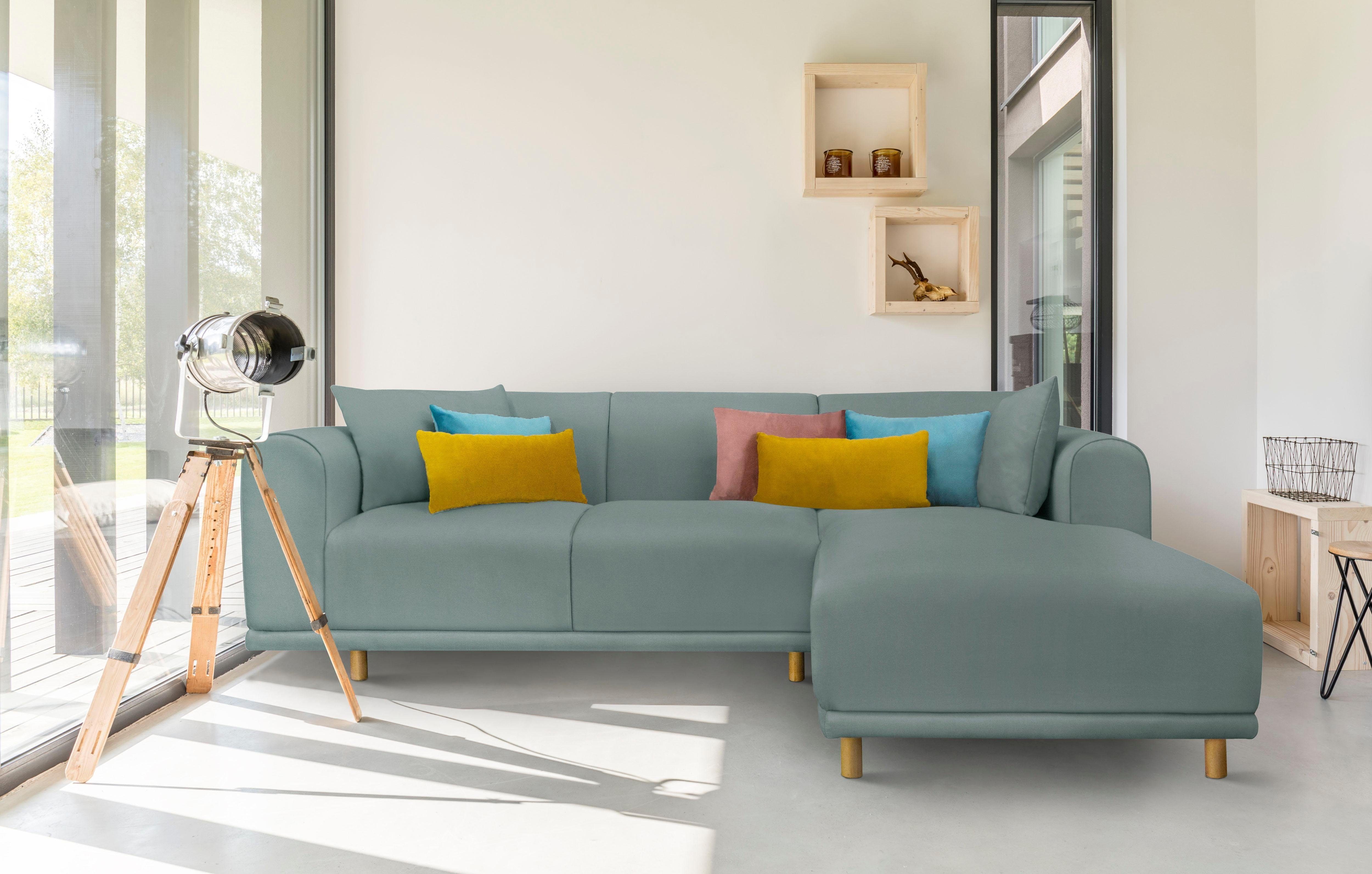 andas Ecksofa Maroon L-Form, in skandinavischem günstig online kaufen