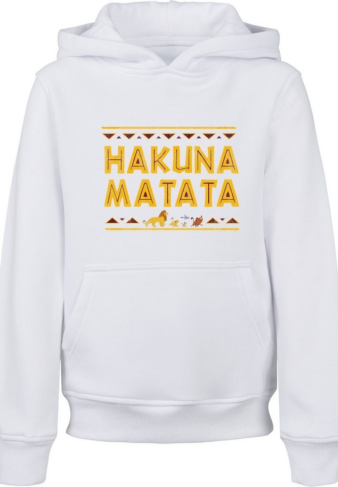 F4NT4STIC Sweatshirt Disney König der Löwen Hakuna Matata Unisex Kinder,Premium  Merch,Jungen,Mädchen,Bedruckt