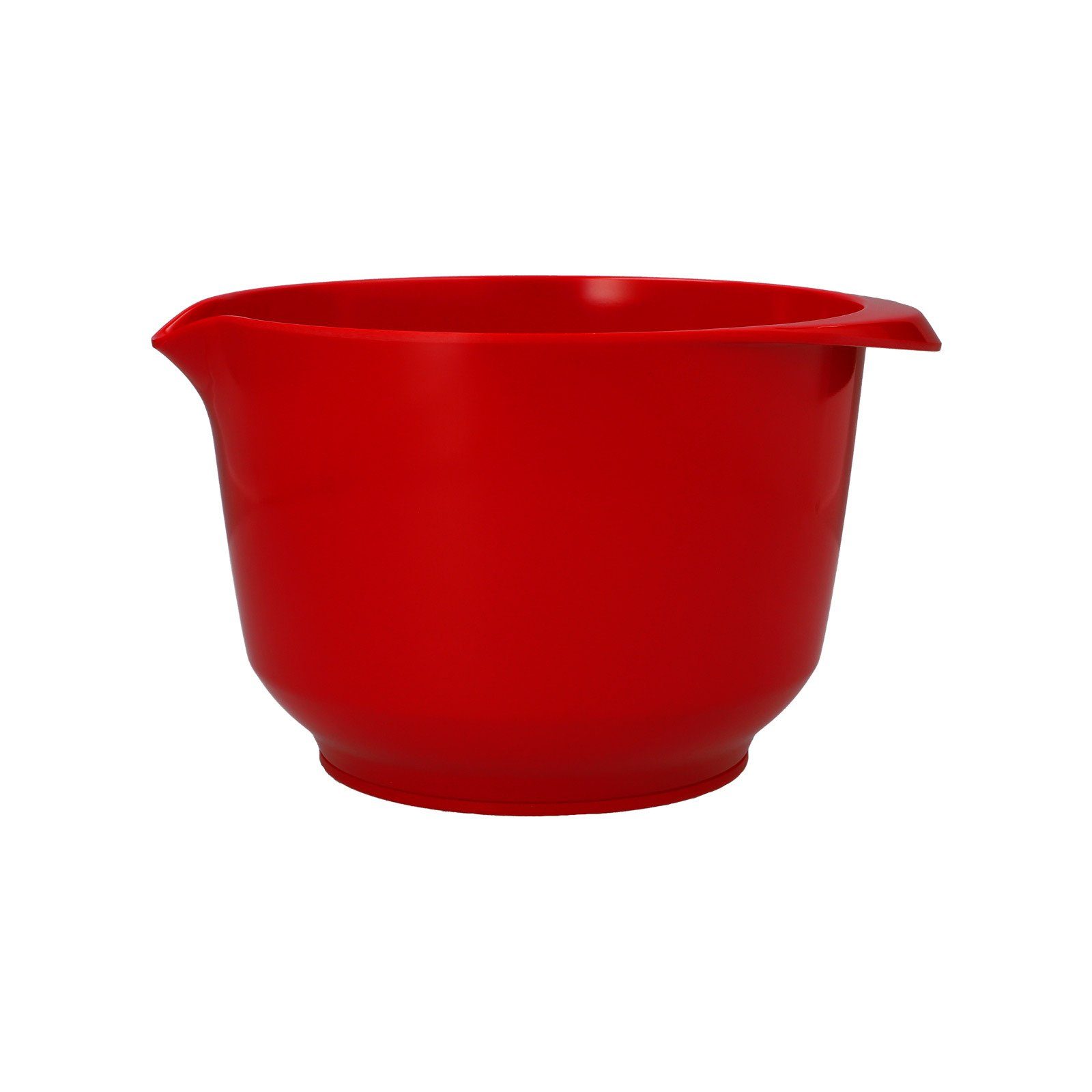 Liter, Melamin, (1-tlg) 3 Colour Birkmann Servierschüssel und Rühr- Rührschüssel Bowls Rot