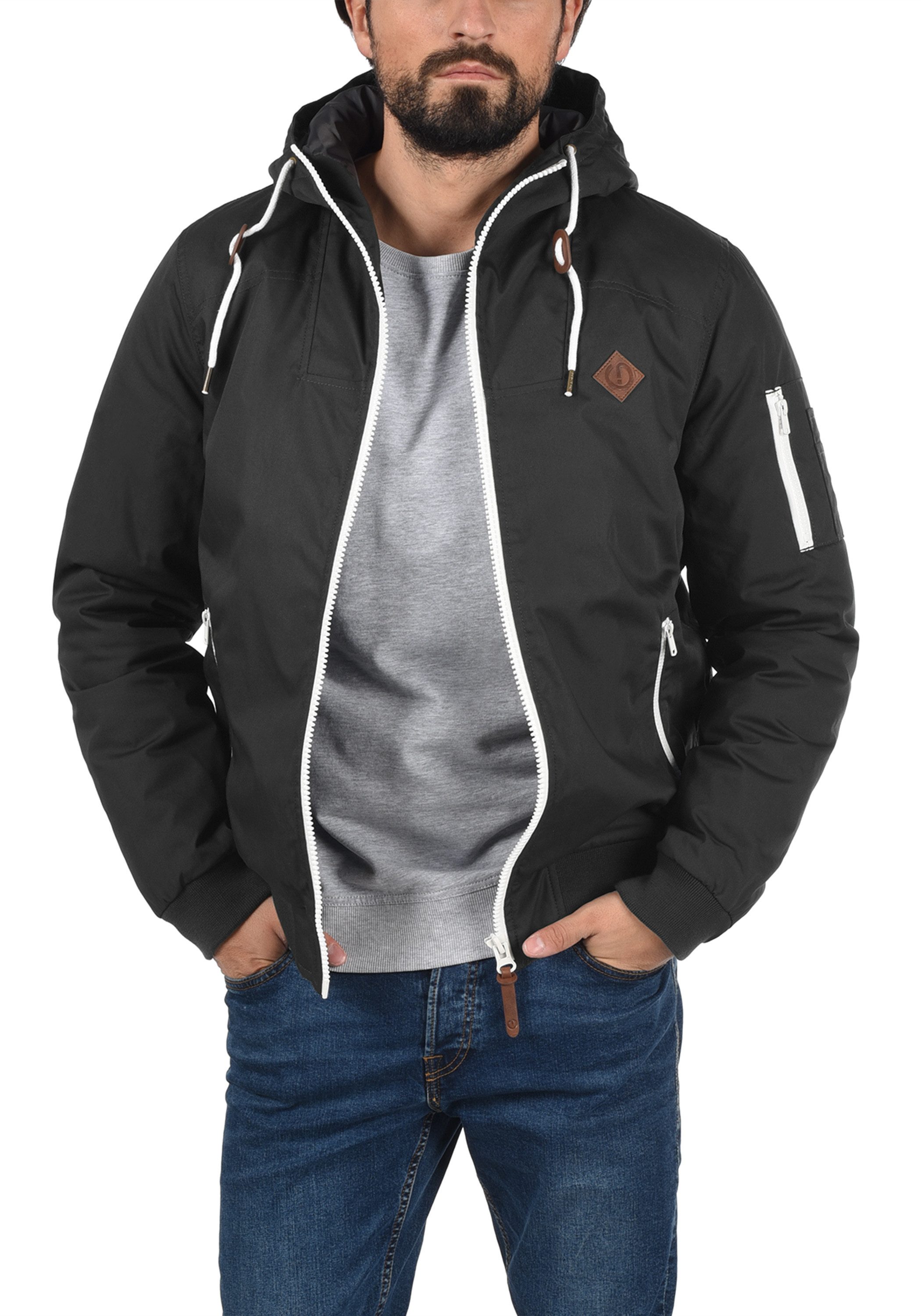 !Solid Kurzjacke SDTilly Übergangsjacke mit kontrastfarbenen Reißverschlüssen