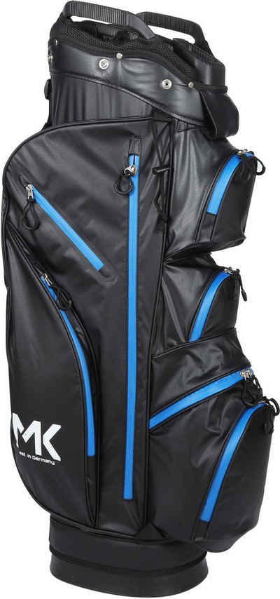 MK Golf Golftrolley + Golfbag MK Golf Equipment Solid Tour Trolleybag Blau - Golftasche, wasserdicht