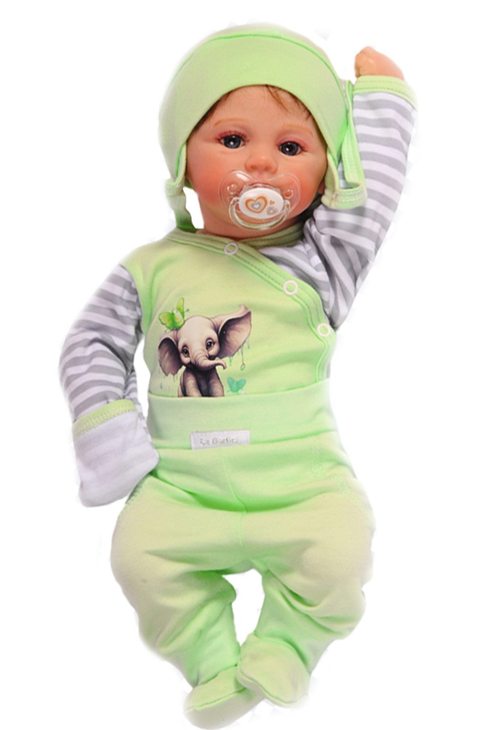 Body & Hose Wickelbody und Schlupfhose 2Tlg Baby Anzug