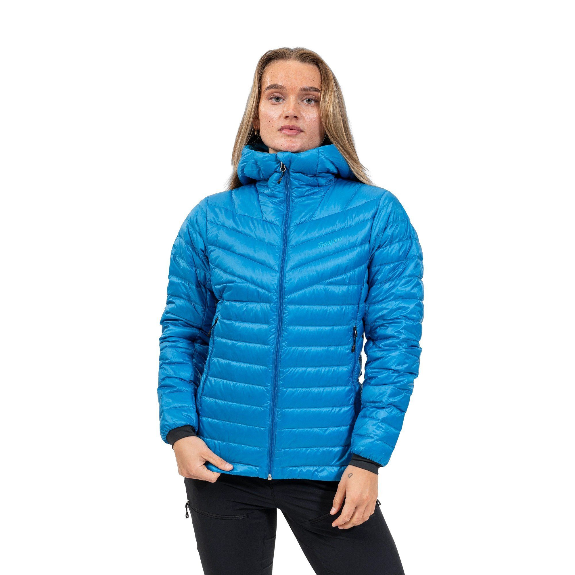 Bergans Winterjacke Winter-Daunenjacke Rabot Light Down mit Kapuze (leicht, warm)