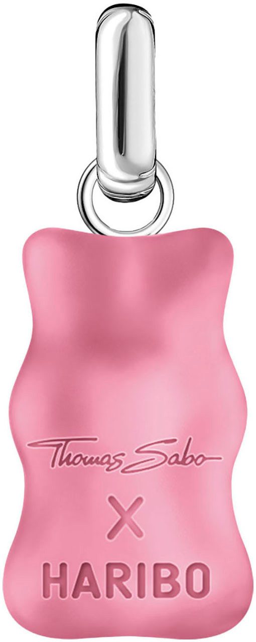 THOMAS SABO Kettenanhänger THOMAS SABO x HARIBO Schmuck: Großer Anhänger Goldbär, mit Kristallglas, Zirkonia (synth)