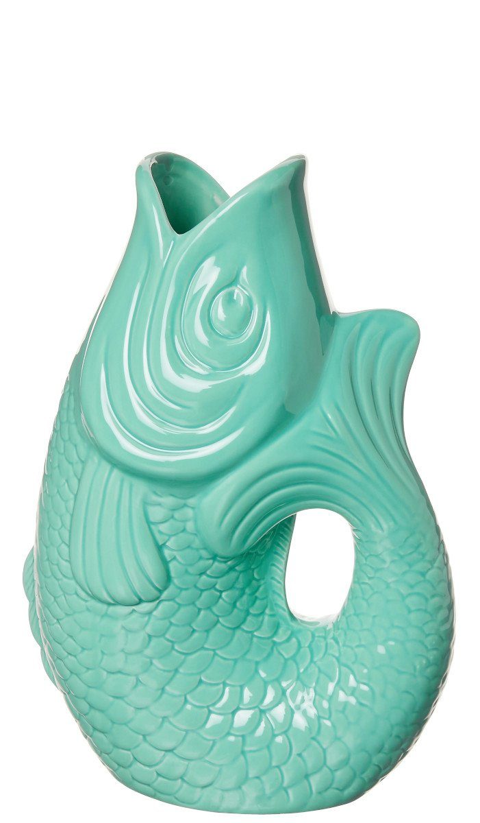 Dekovase Monsieur Carafon Vase / Karaffe Fisch S mint cream 1,2l