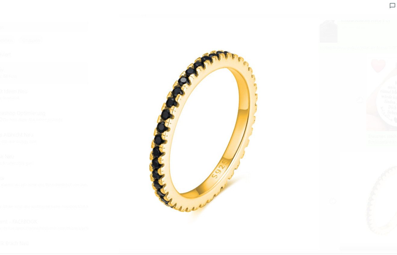 Lisandra Scott Fingerring Eternity Ring Silber günstig online kaufen