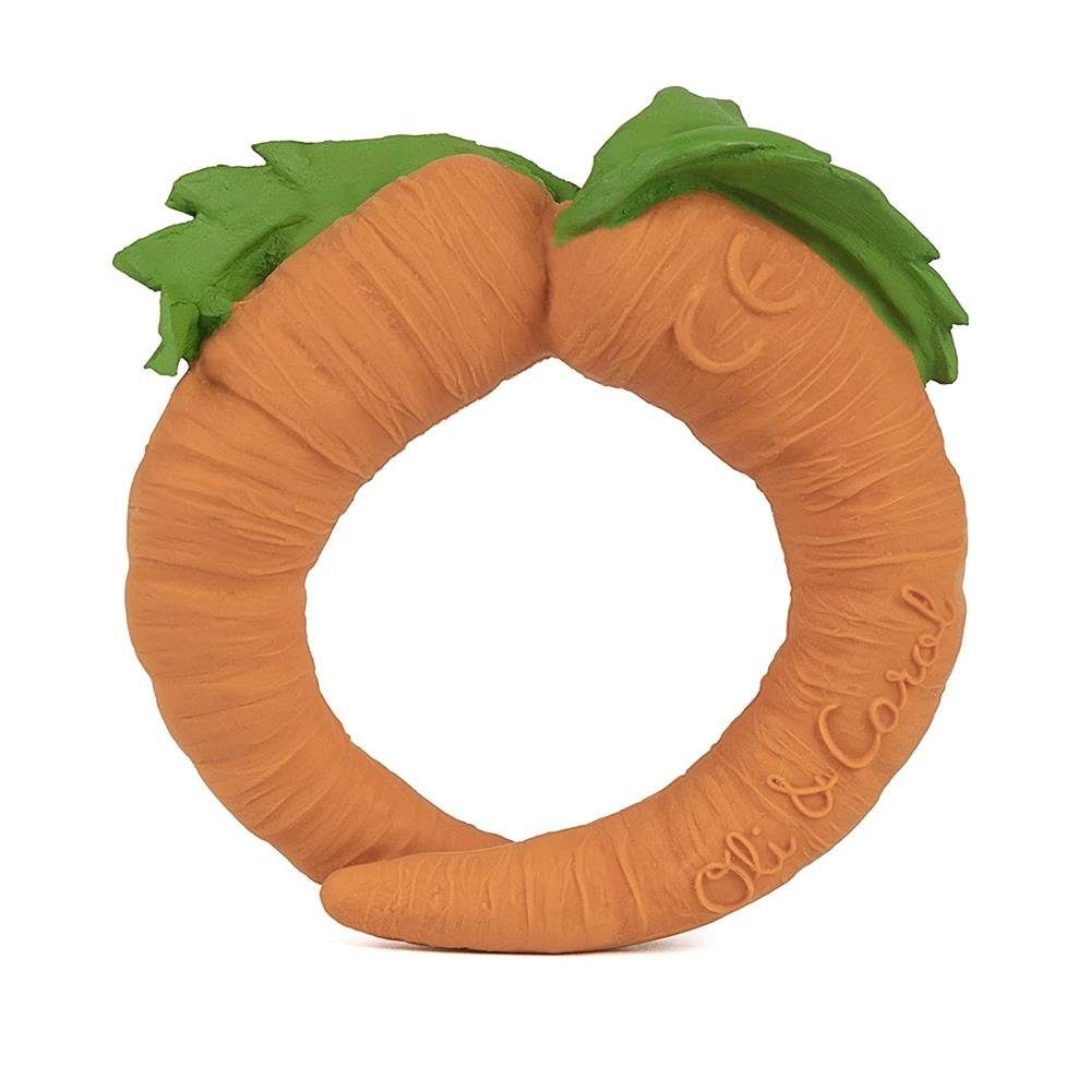 Oli&Carol Beißring Zahnungshilfe Badespielzeug Greifling, Babyspielzeug Kautschuk