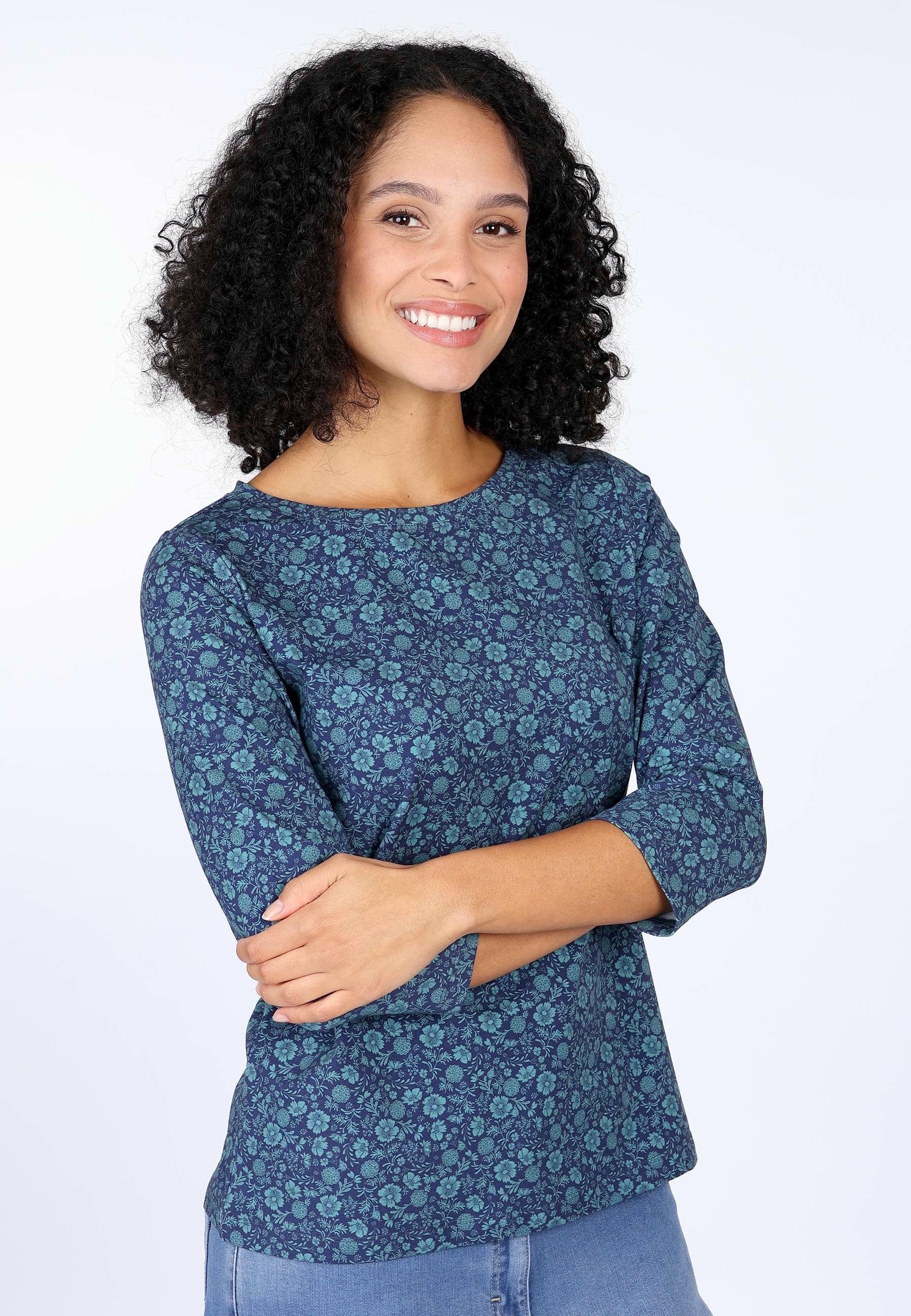 Deerberg Langarmshirt Shirt Pitta Meadow