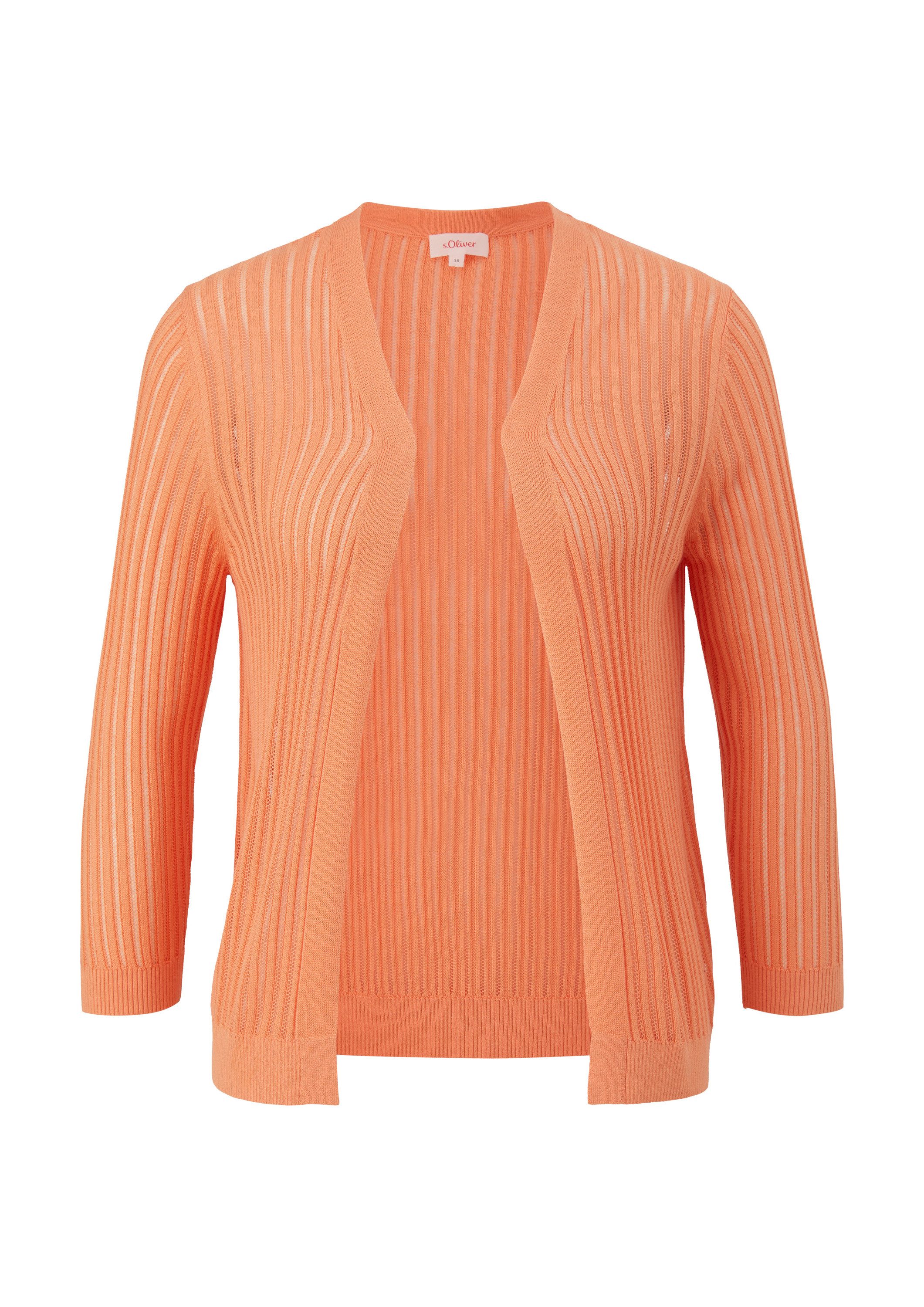 s.Oliver Cardigan Strickjacke Strickjacke aus Viskose