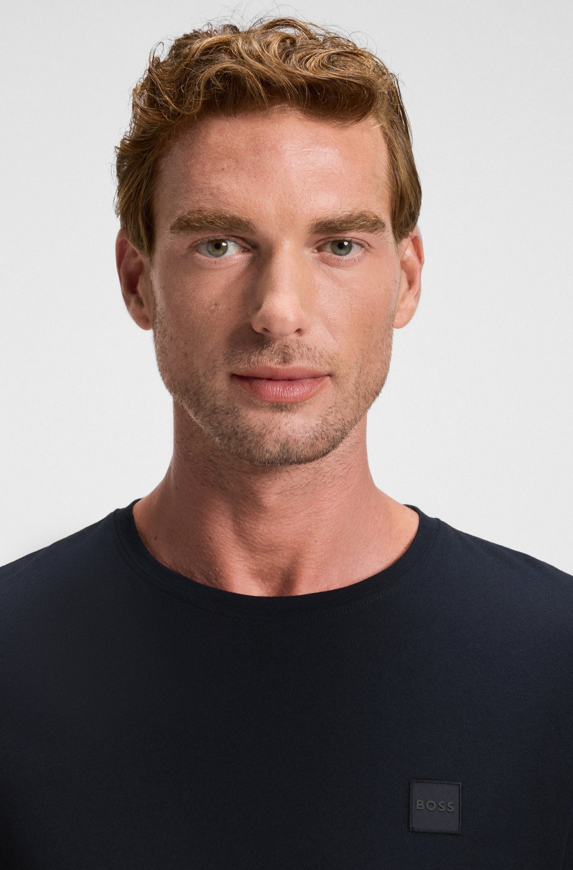 BOSS ORANGE Langarmshirt Tacks mit Markenlogo auf der Brust günstig online kaufen