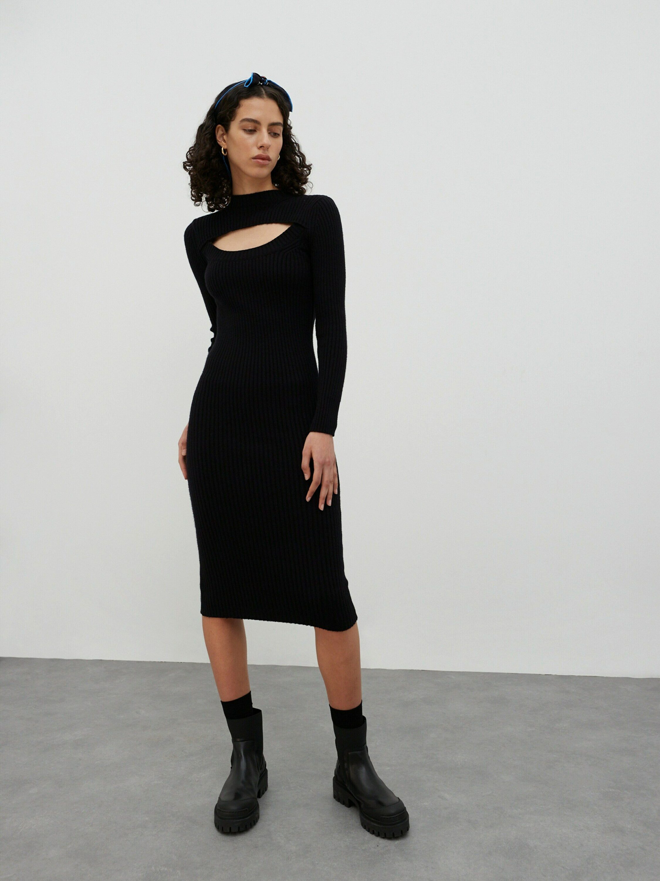 EDITED Strickkleid Halima (1-tlg) Cut-Outs