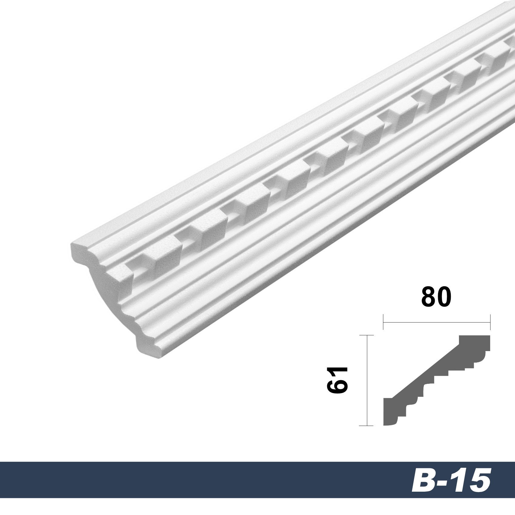 marbet design Stuckleiste B-15, 40 Meter, günstig online kaufen