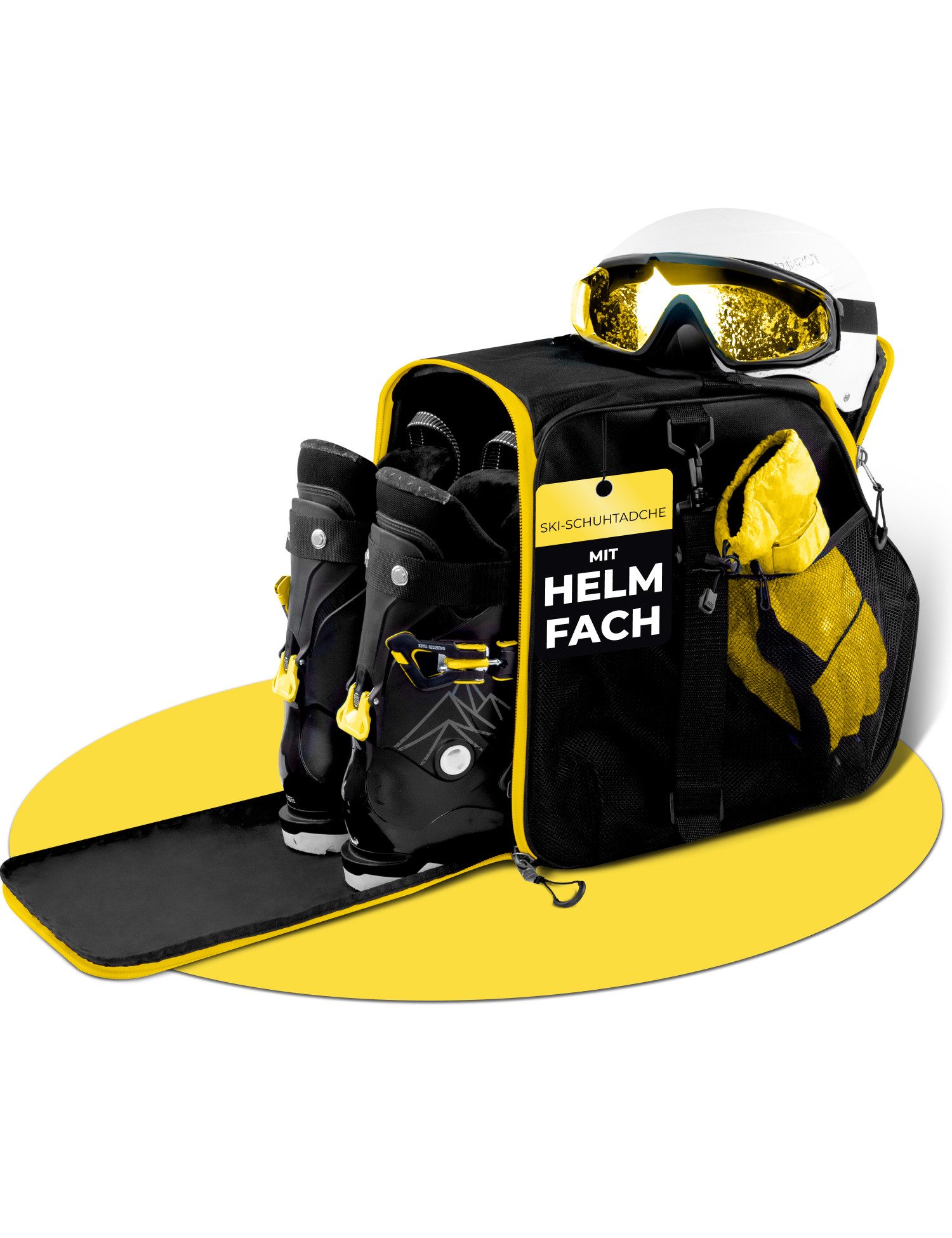 Styngard Skitasche ISCHGL, Skischuhtasche Kinder Skischuhtasche mit Helmfach [40 L]