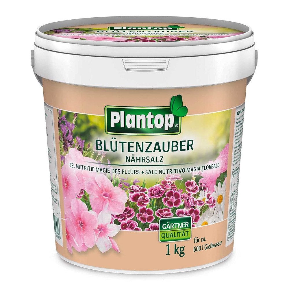 Plantop Blumendünger Plantop Blütenzauber Nährstoffkonzentrat im 1kg Eimer