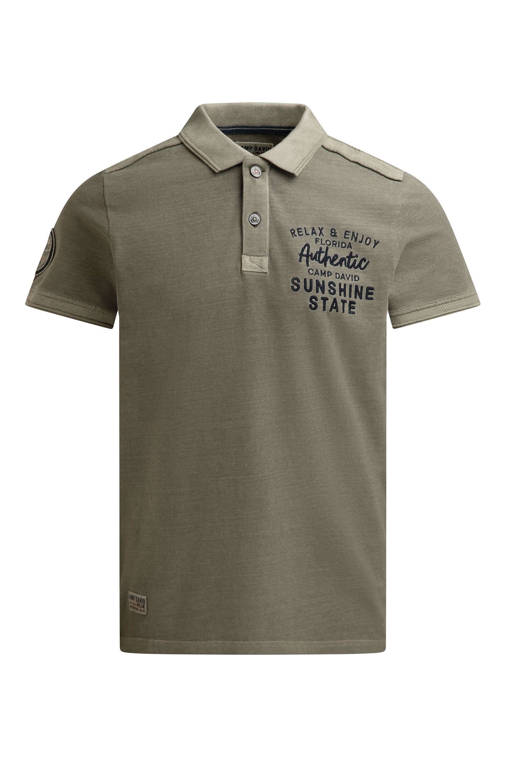 CAMP DAVID Poloshirt aus Baumwolle