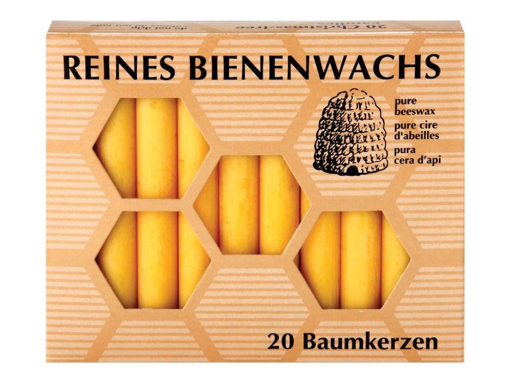 Kerzenfarm Hahn Bienenwachskerze Hahn Baumkerzen aus Bienenwachs im Geschenkkarton