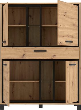 FORTE Highboard, Höhe 161 cm