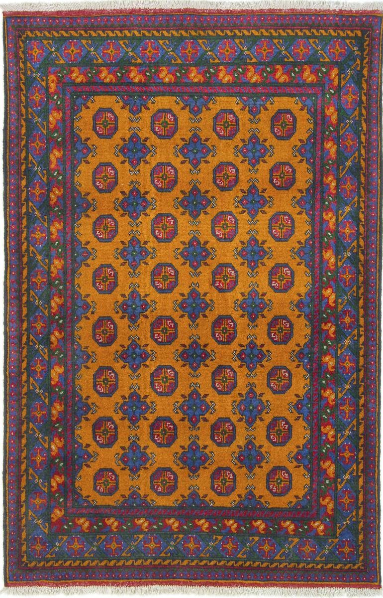 Orientteppich Afghan Akhche 119x182 Handgeknüpfter Orientteppich, Nain Trading, rechteckig, Höhe: 6 mm