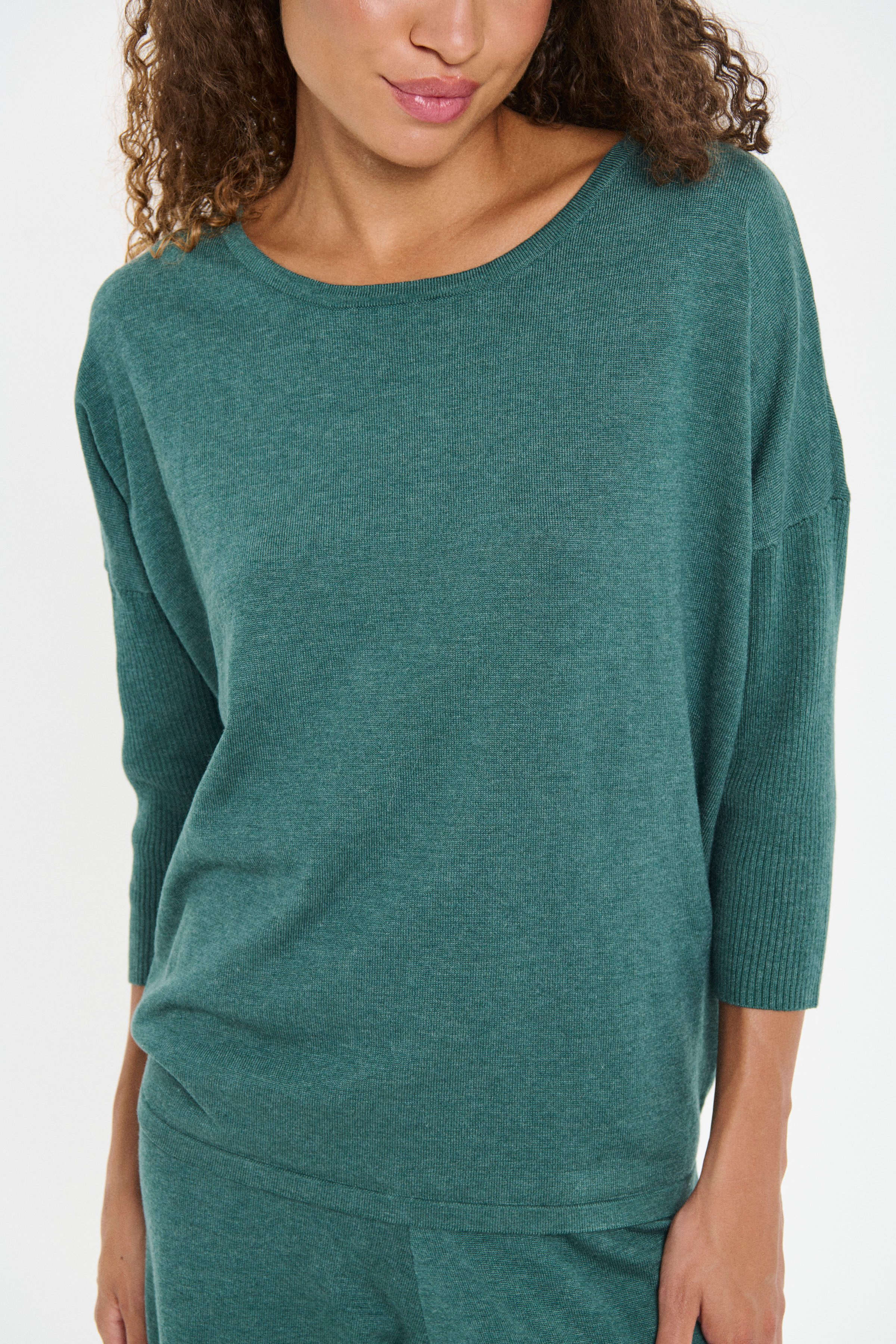 Saint Tropez Rundhalspullover A2561, MilaSZ R-Neck günstig online kaufen