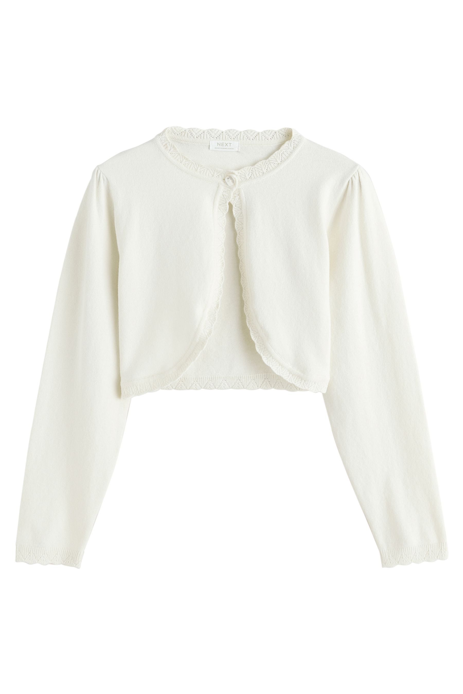 Next Strickjacke Kurze Strickjacke für besondere Anlässe (1-tlg)