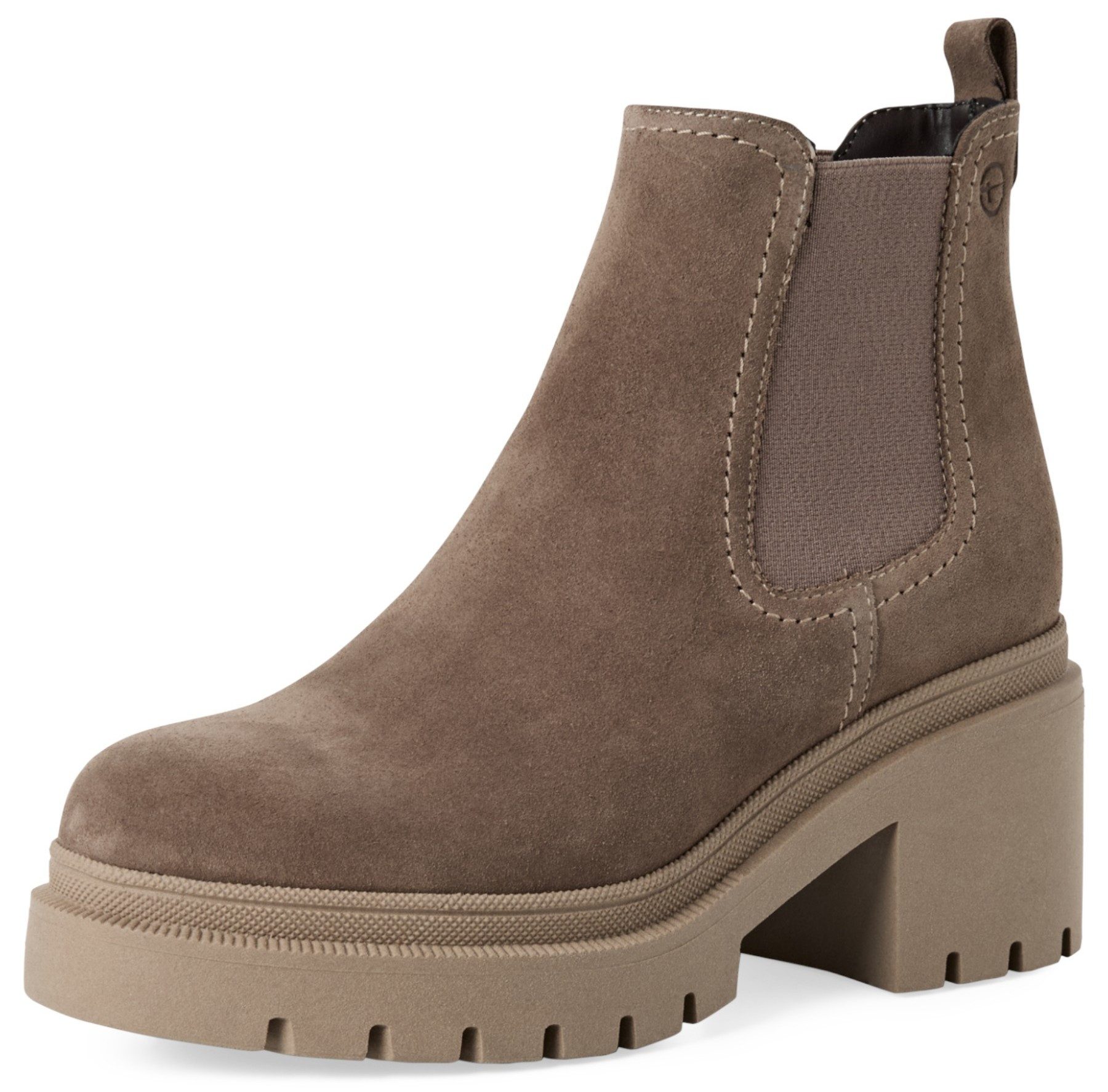 Tamaris 1-25459-41 378 Taupe Suede Stiefelette
