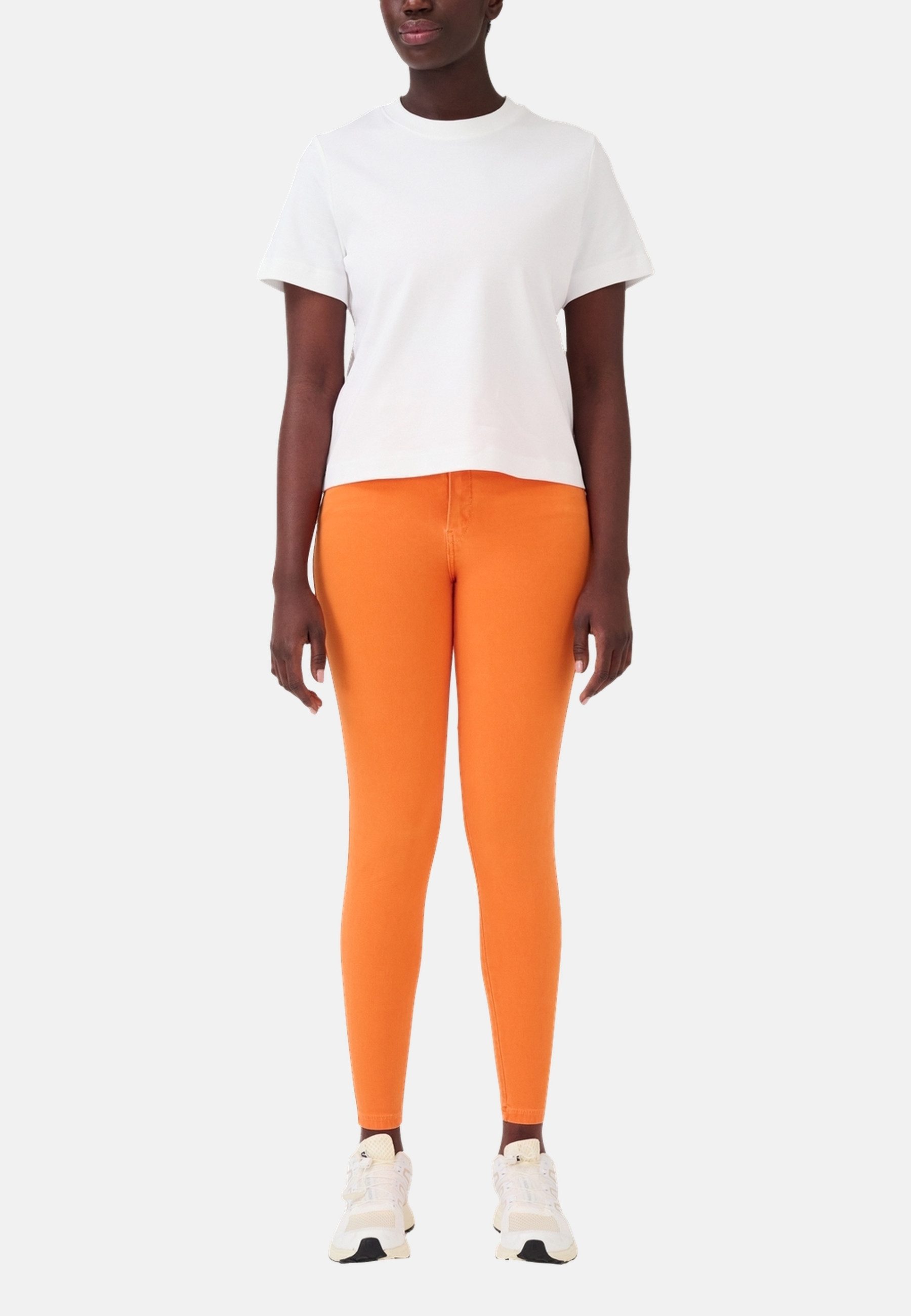 ITEM m6 Relaxhose Skinny High Rise Hoher Bund, Five-Pocket, Knöchellänge, Sneaker bis Business