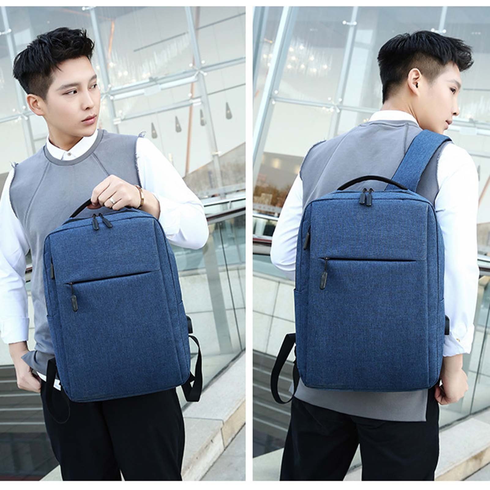 Blusmart Rucksack Kapazität Modischer, no Tragbar, Herren, usb Große Einfacher Für Rucksack gray