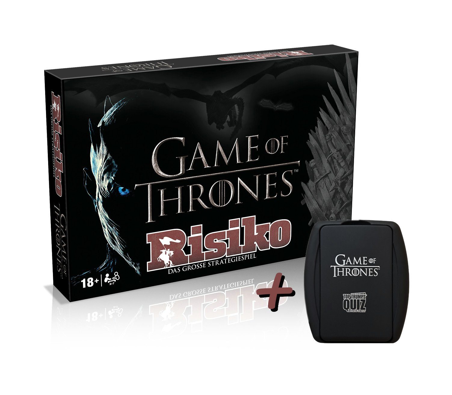 Winning Moves Spiel Game of Thrones - Risiko (Collectors Edition) + Top Trumps Quiz, Brettspiel