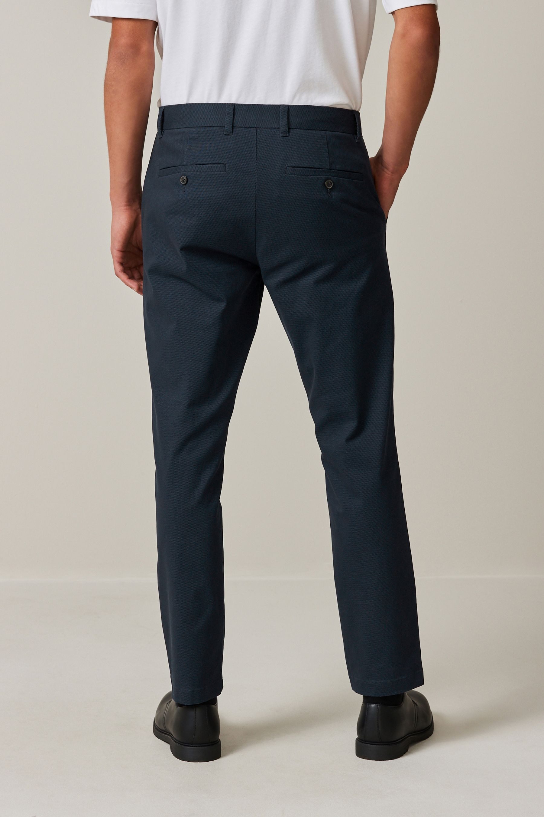 Next Chinohose Gemusterte weiche Chinohose mit günstig online kaufen