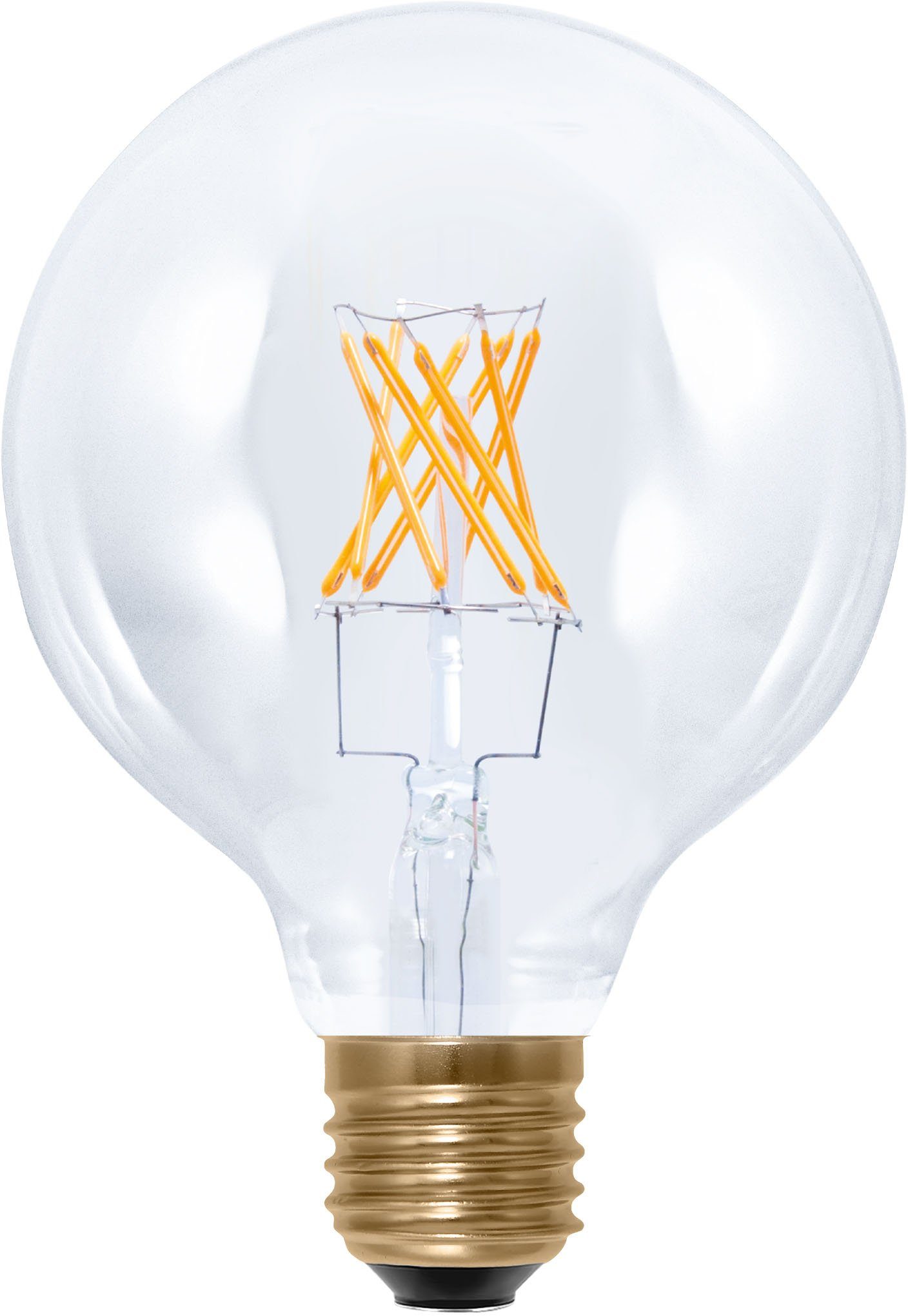 SEGULA LED-Leuchtmittel LED Globe 95 klar, E27, Warmweiß, dimmbar, E27, Globe 95, klar, 5Watt | Leuchtmittel
