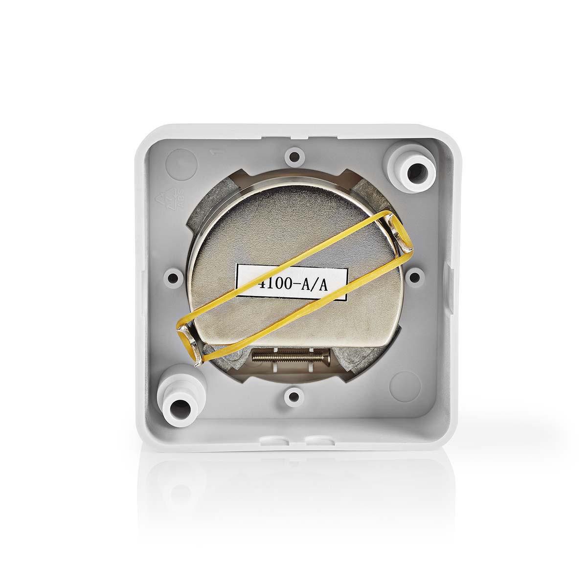 Nedis SWBX100WT SAT-Kabel, Antennen Enddose, Antennen Enddose, F-Connector, IEC Connector, Plug and Play, return path, flexible use