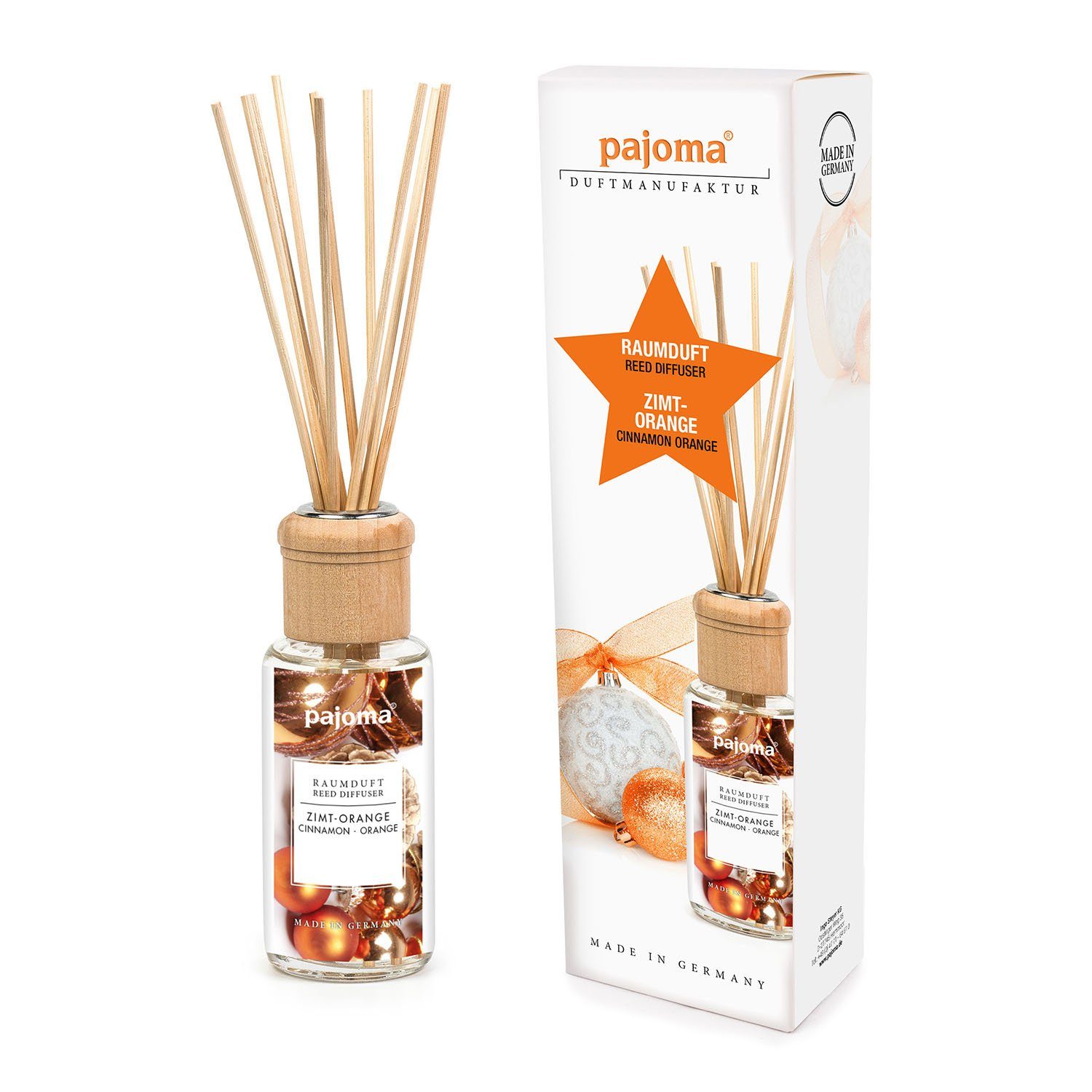 pajoma® Raumduft Zimt-Orange, 100 ml, Lufterfrischer in Geschenkverpackung