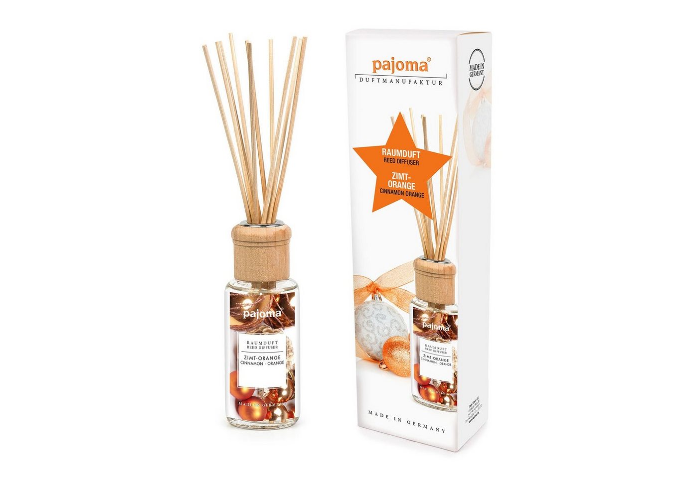 pajoma® Raumduft Zimt-Orange, 100 ml, Lufterfrischer in Geschenkverpackung