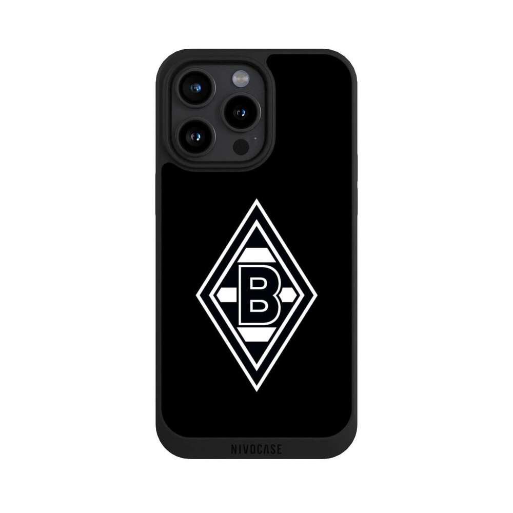 Handyhülle Wappen Borussia Mönchengladbach Gladbach Borussia Raute Schwarz
