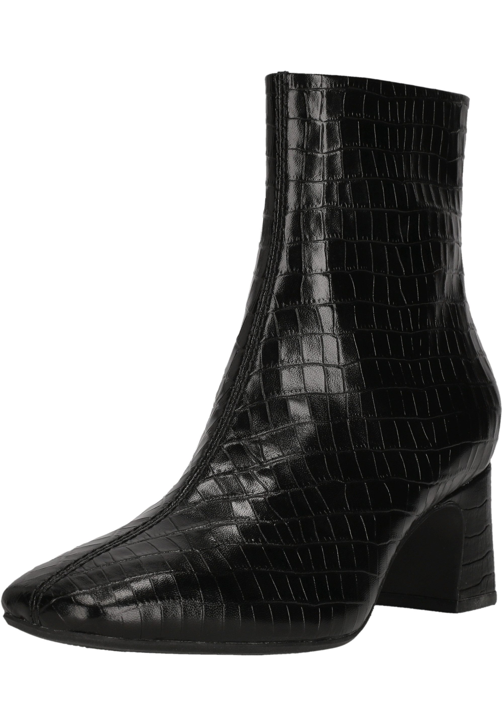 Clarks Fernie Zip Stiefelette mit Reptilien-Optik