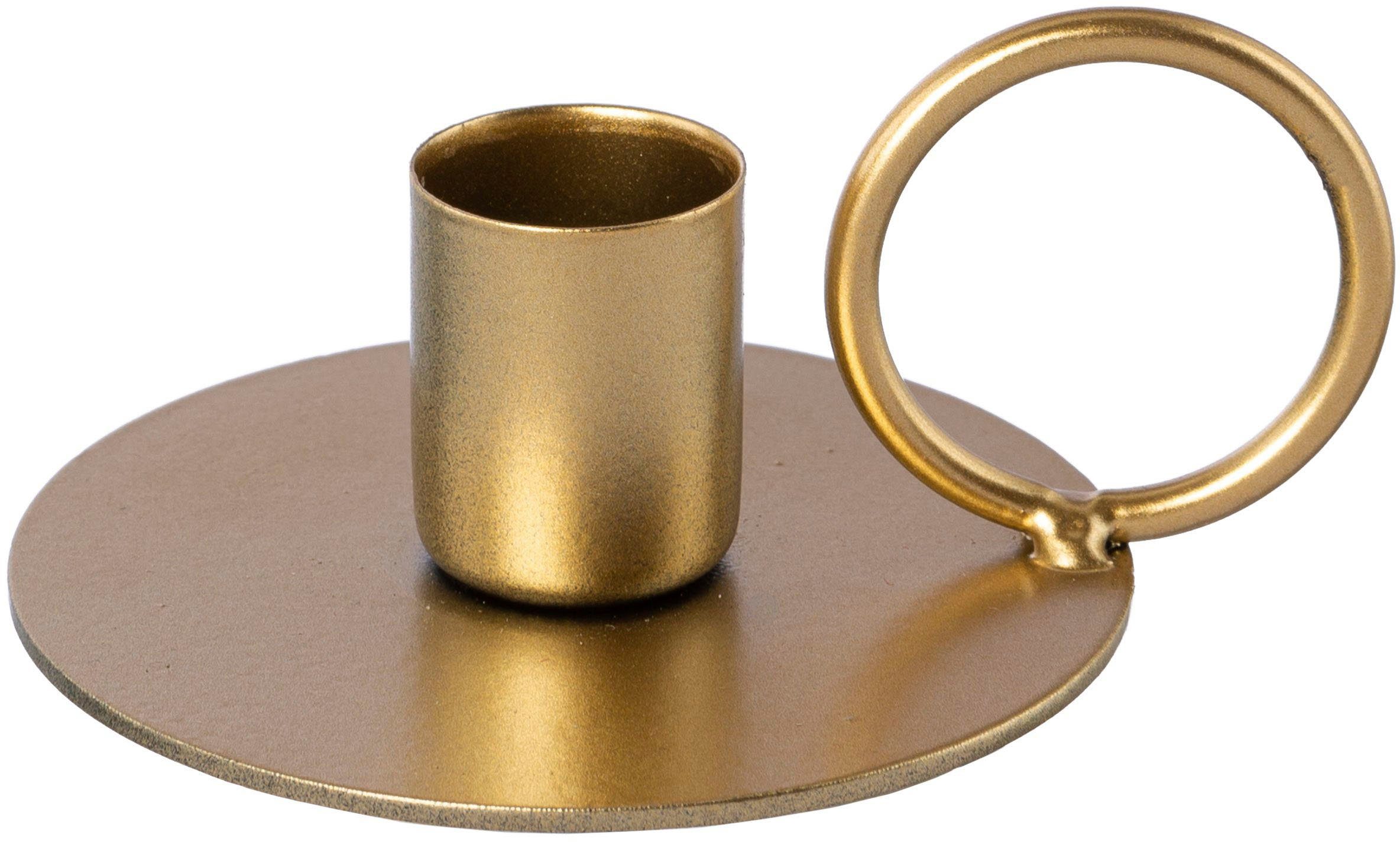 OTTO home Kerzenhalter Stabkerzenhalter Adaliz (Set, 4 St), aus Metall, mit dekorativem Henkel – Bild 4 von 5