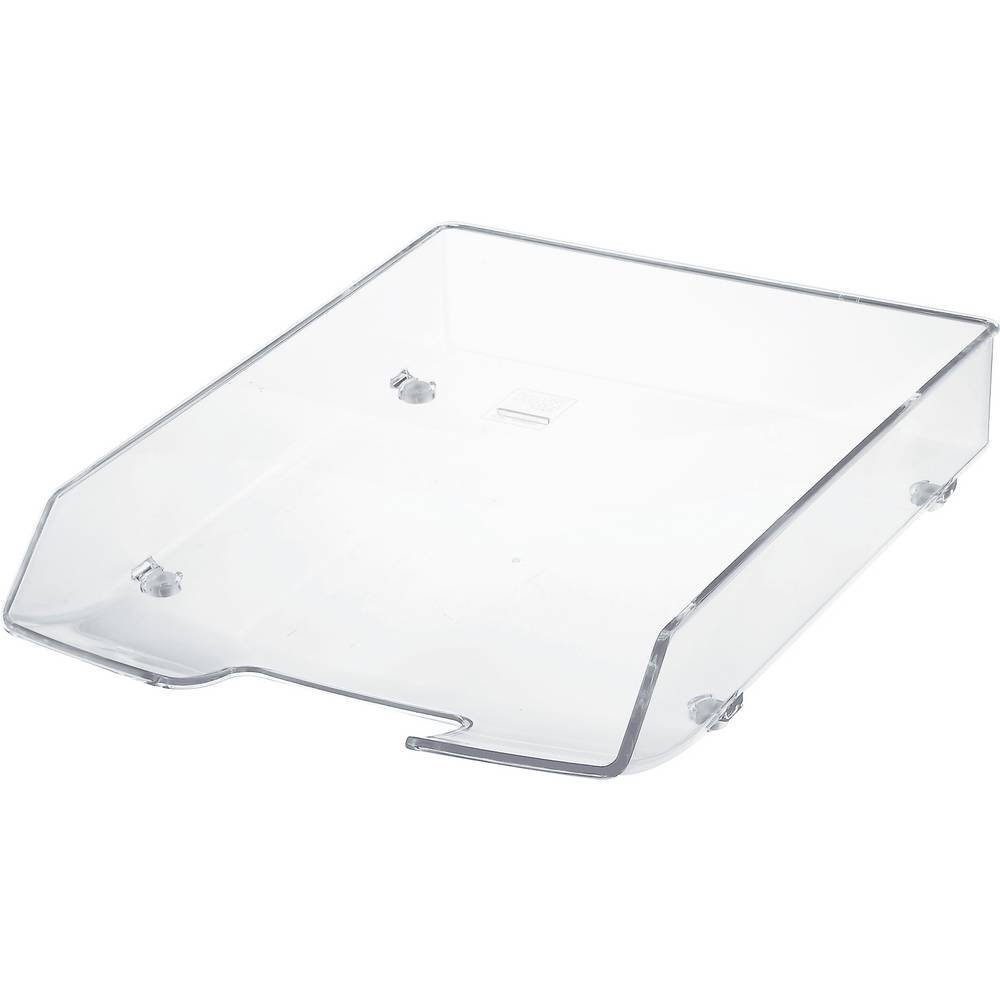HAN Briefablage Briefkorb WAVE/ 255 x 350 x 66 mm glasklar Kunststoff DIN C4 1028-23